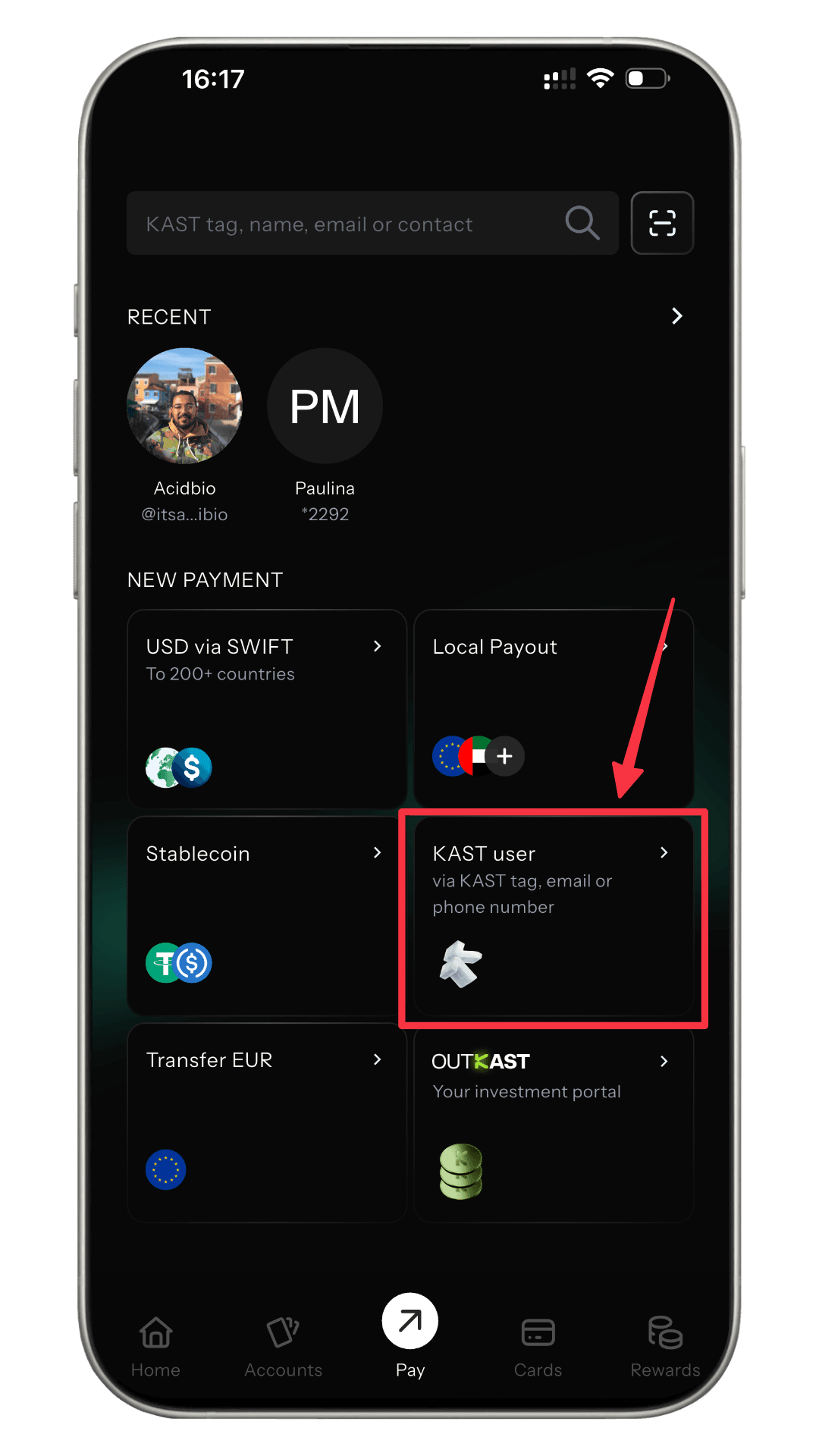 How to use the KAST Tag feature
