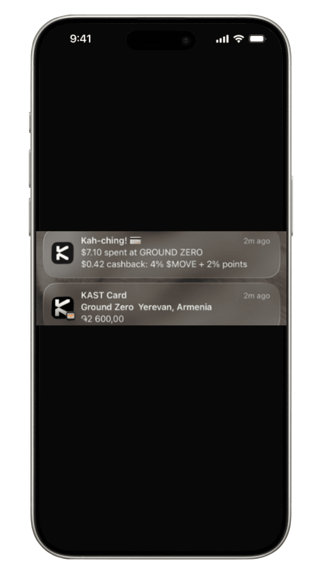 KAST App Notification