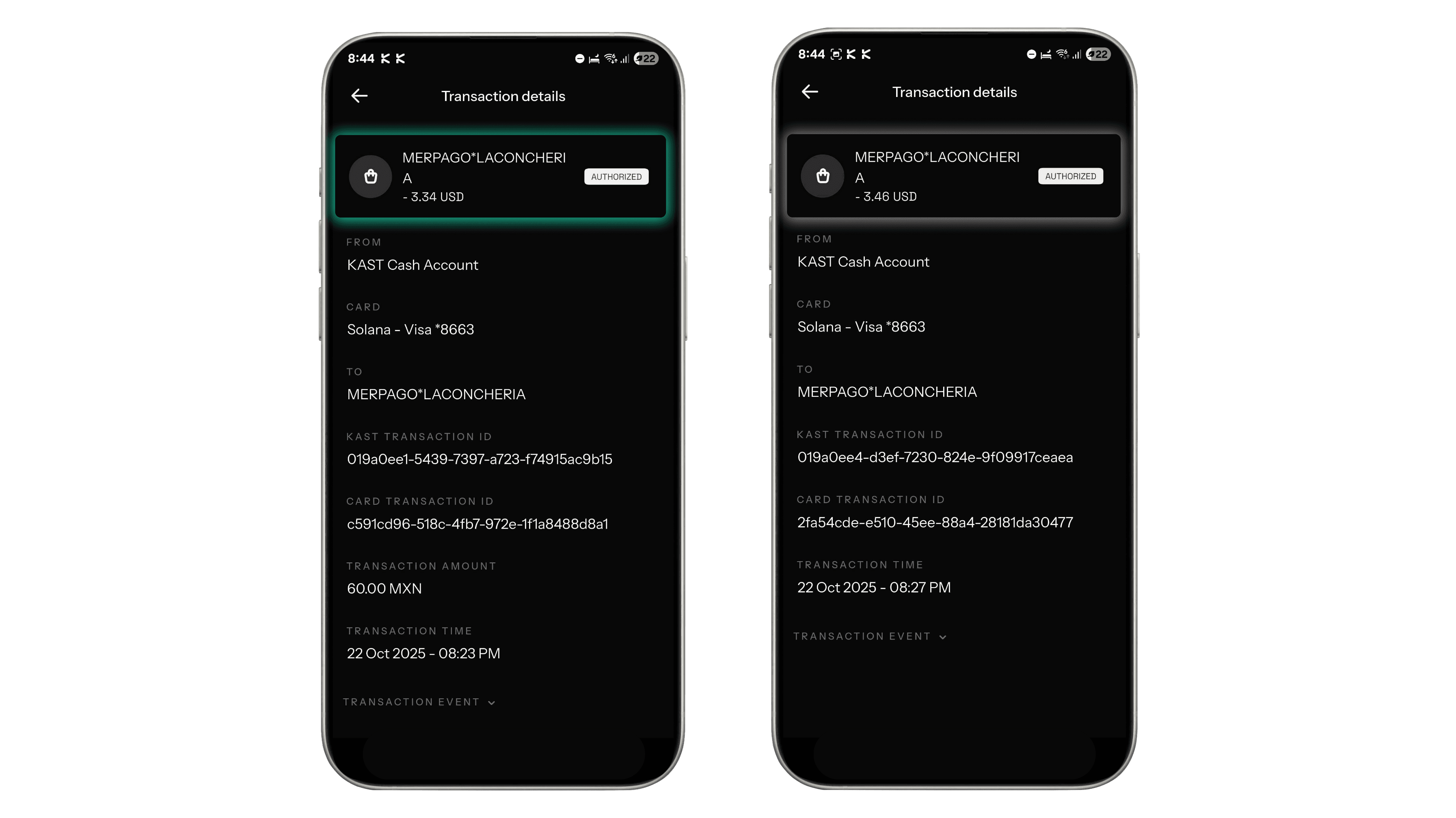 KAST Virtual payment